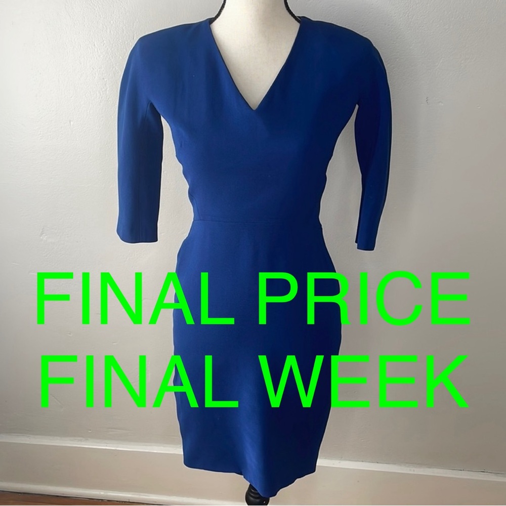 Victoria Beckham Cobalt Blue Dress 🔥, Size 6!